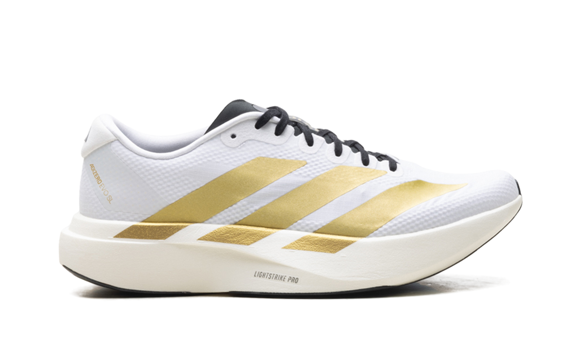 Adizero Evo SL "Cloud White/Matte Gold" JQ4441