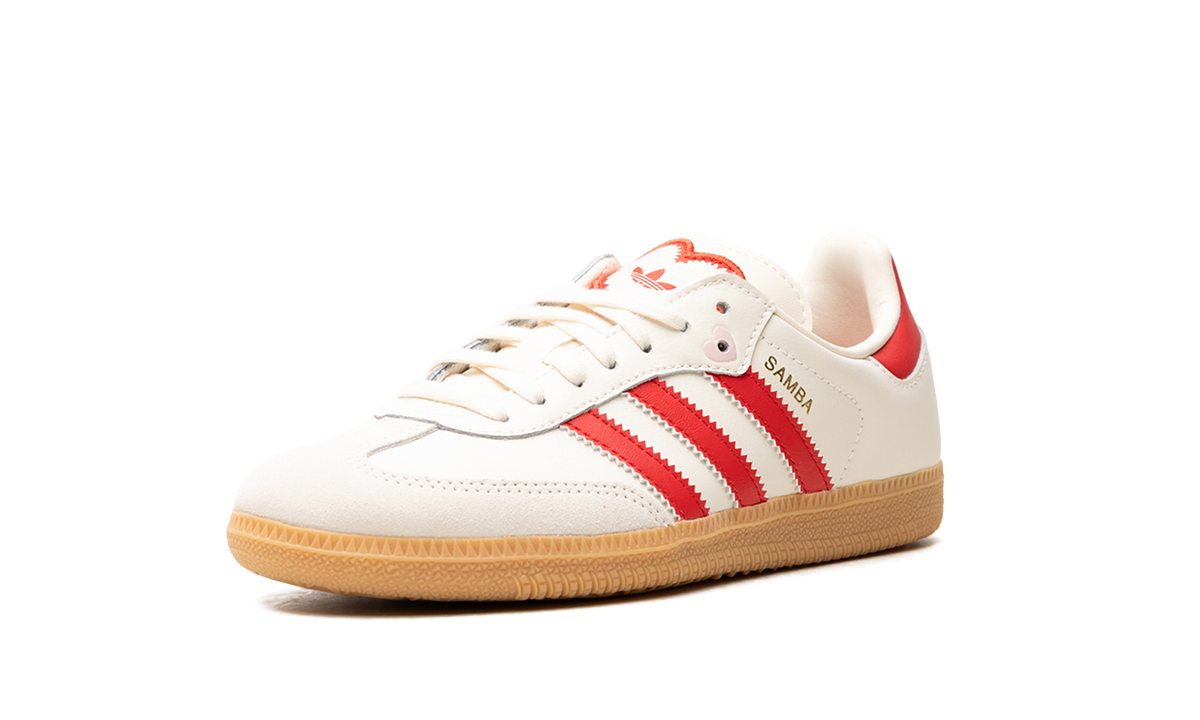 Samba OG GS "Valentine's Day Cream White Scarlet (2026)" KI6679