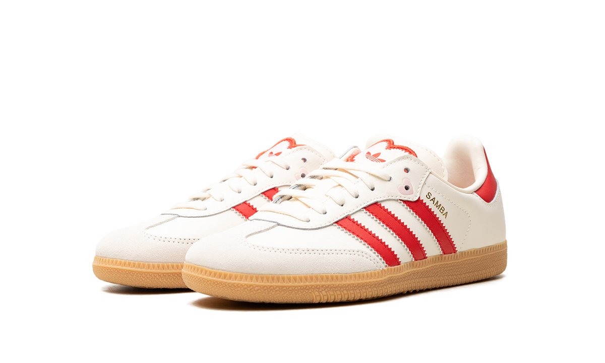 Samba OG GS "Valentine's Day Cream White Scarlet (2026)" KI6679
